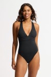 Seafolly Deep V Cross Back One Piece