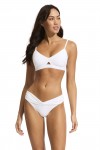 Active Swim Bralette Twist Band  Bikini Set White