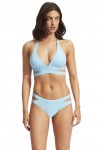 Active Swim Halter Bikini Top Sky Blue