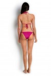 Flower Festival Pink Brazilian Tie Side Bikini Pant