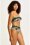 Atlantis Bustier Bandeau Bikini Top - Ecru