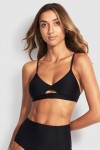 La Luna Keyhole Bralette by Seafolly Black 