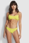 Sea Dive Bralette Hipster Bikini Set Wild Lime