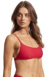 Essentials Bralette Bikini Top Red Seafolly