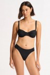 Underwire Bandeau High Leg Bikini Set 