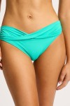 Twist Band Hipster Bikini Bototm  Aquatic Blu
