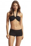 Seafolly "U" Tube Bandeau Boyleg Bikini Set