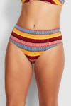  Baja Stripe Wide Side Retro Bikini Pants 