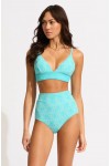 Sea Dive Bralette High Waisted Bikini Set 