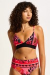 Atlantis Banded Bralette Bikini Top - ParadiPink