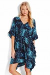 Sunflower Ruffle Kaftan Indigo Seafolly