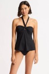 Seafolly Collective Sash Tie Front Tankini Top 