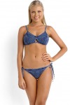 Deja Blue Bralette Bikini Brazilian Bikini Set Denim