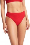 Sea Dive Hi Rise Bikini Pant by Seafolly Chilli