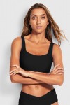 La Luna DD/E Cup Tank Bikini Top by Seafolly Black