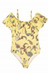 Seafolly Girls Paisley Park Ruffle One Piece 