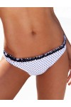 MONROE white black dots bottom